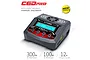 G.T. Power C6DPRO AC/DC smart balance charger with LCD screen, cooling fan, and control buttons on a white background.