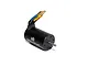 Spektrum Firma 3660 brushless motor with black casing, silver shaft, and three colored bullet connectors.