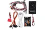 G.T. Power Bluetooth RC car sound and light system kit including a speaker, control module, LED wiring harness, USB cable, and power connector.