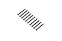 Losi 3x30mm Fine Thread Button Head Screws 10Pcs LOS235025