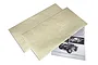 Traxxas 1/10 Slash cutting position mask sheet set including two adhesive masking sheets and an instruction manual with images of a finished RC truck.