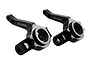 Axial Black Aluminium Steering Hubs (Knuckles) 2Pcs AX30496