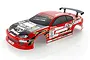 HSP 1/10 On Road Painted Red Body Shell w/ LED Lights 12363-R