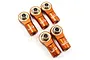 Yeah Racing Aluminium M3 Rod Ends 5Pcs -  Orange YA-0550OR