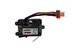 Tornado 35A brushed ESC and receiver combo unit with a T-style battery connector and antenna wire.