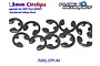 Plaig RC 2.3mm Steel E-Clip HSP Upgrade Set 10Pcs 794179241509