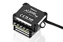 Hobbywing Xerun XD10 Pro brushless ESC in black, showing top casing with branding and solder terminals on the side.
