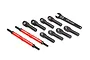 Traxxas Red Aluminium 144mm Adjustable Linkages Set 11Pcs 8638R