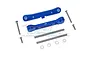 GPM Blue Aluminium Rear Lower Suspension Mount 2Pcs w/ Hardware LU4009-B