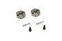 Losi Aluminium Clamping Wheel Hexes 2Pcs LOSB3493