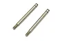 Two Kyosho 1/10 Fazer Rage 2.0 shock shafts made of polished metal, shown side-by-side against a white background.