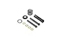 Losi steering post, tubes, and hardware set including a spring, threaded collar, screws, and bushings.