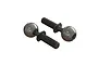 Two ARRMA pivot balls with threaded shafts and spherical heads, shown against a white background.