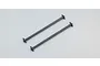 Two Kyosho metal universal drive shafts for RC cars, shown against a plain light grey background.