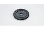 A black plastic 42-tooth spur gear for an RC car, shown from a top-down angle on a white background.