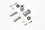 GPM Grey Silver Aluminium 12mm Wheel Hex +23mm Adapters 2Pcs w/ Hardware RR010/235-GS