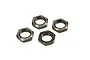 Kyosho Gunmetal Aluminium 17mm Serrated Wheel Nuts 4Pcs IFW472GM
