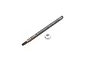 A Kyosho main gear shaft and a small silver metal collar on a white background.