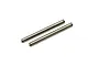 Two Kyosho 3x43mm hinge pins made of polished steel, shown side by side against a plain white background.