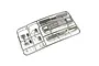 Kyosho Chrome Body Plastic Parts Set. MAB073-01SM