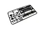 Kyosho Black Body Plastic Parts Set. MAB073-01BK