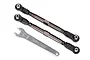 Traxxas Dark Titanium Aluminium 102mm Complete Turnbuckles 2Pcs 8547A