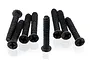 UDI 2.3x14mm Coarse Thread Binder Head Screws 8Pcs U1601-056