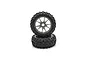 Kyosho 10-Spoke Wheel And Tyre - Gunmetal 2Pcs IFTH004GMKC