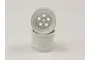Two white Kyosho RC rear rims stacked on top of each other against a plain white background.