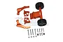 GPM Orange Aluminium Rear Wheelie Bar w/ Wing Mount Set MAKX040R-OR