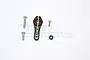 GPM Black Aluminium 25T Servo Horn SCX2025T-BK
