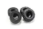 Kyosho 3.2" Medium Compound Rear Tyres w/ Foam Inserts 2Pcs SCT002MB