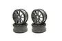 Kyosho Ten-Spoke Rims - Gunmetallic 4Pcs IFH002GMB