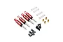 Yeah Racing Aluminium Internal Shocks Set - Red KYMX-012RD