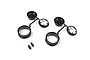 Kyosho 1.9" Rims - Black w/ screws 2Pcs OLH001BK