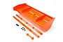 Kyosho 10mm Rear Wing Set - Fluro Orange IF491KO