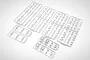 Fujimi 1/700 IJN Single High Angle Gun & Single Machine Gun Armed Parts Set (G-up No61) Scaled Plastic Model Kit 113579