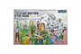 Box art for a Fujimi 1/72 scale US Navy flight deck crew and fire engine plastic model kit featuring illustrations of crew members and a fire truck.
