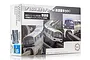 Fujimi 1/150 scale Tokyo Monorail Type 2000 plastic model kit box featuring images of the train on its track.