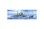 Box art illustration of the IJN Mogami heavy cruiser sailing through rough seas with a small aircraft flying above.