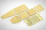 Fujimi 1/700 Wood Deck Seal for IJN Kaga Aircraft Carrier Triple Flight Deck Detail Up Set 114484