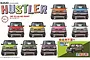 Fujimi 1/24 Suzuki Hustler (G/Cool Khaki Pearl Metallic) Scaled Plastic Model Kit 066202