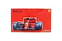 Fujimi 1/20 scale Ferrari 641/2 Formula 1 plastic model kit box art showing a red Ferrari F1 car.