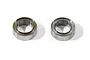 Two HPI metal shielded ball bearings shown side-by-side on a white background.
