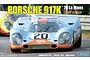 Fujimi 1/24 1970 Porsche 917K Le Mans Gulf Livery Scaled Plastic Model Kit 126135