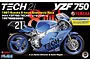 Fujimi 1/12 1987 Yamaha YZR750 TECH 21 Racing Team (Bike-No9) Scaled Plastic Model Kit 141329
