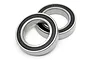 Two HPI Racing rubber shielded ball bearings with 6804RS markings on a white background.