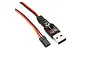Spektrum SPMA3065 USB programming cable with a USB-A connector on one end and a 3-pin servo-style connector on the other.