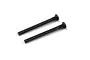 Two black Kyosho 3x36mm partial thread screw pins shown against a plain white background.