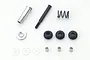 Kyosho Servo Saver Shaft Set EF220 for 1/12 scale RC cars, including metal shafts, a spring, rubber grommets, washers, and small spacers.